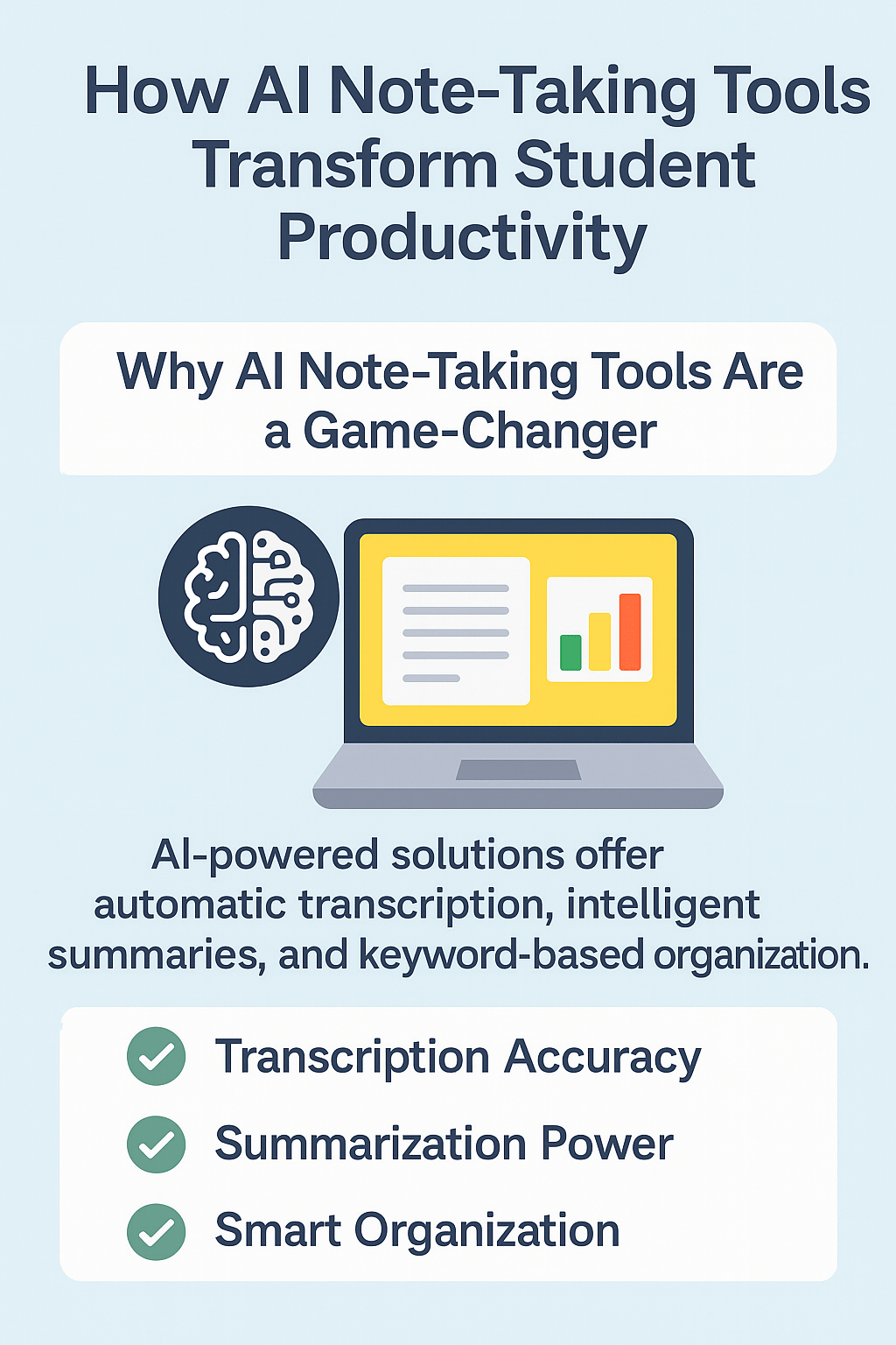 AI note-taking tools which are a game changer for students productivity